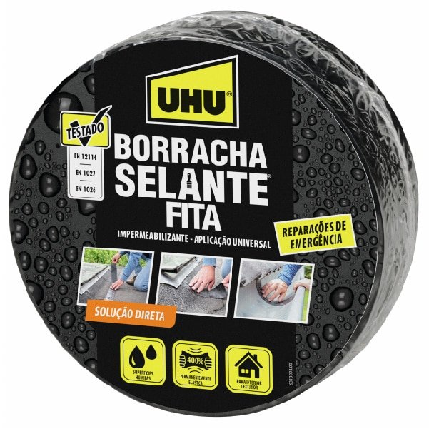 UHU - Fita Borracha Selante 75MM 5M