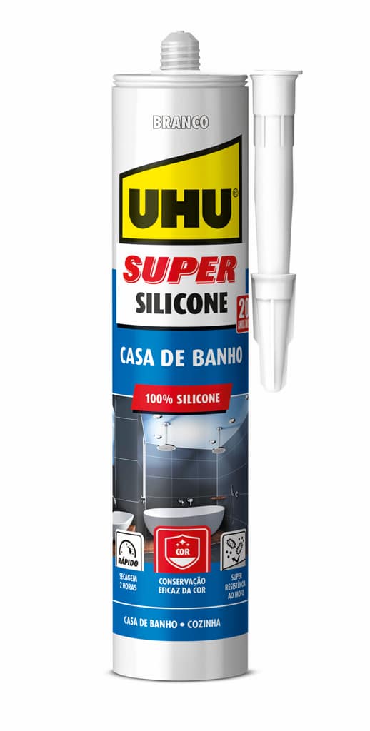 UHU - SUPER SILICONE CASA DE BANHO BRANCO