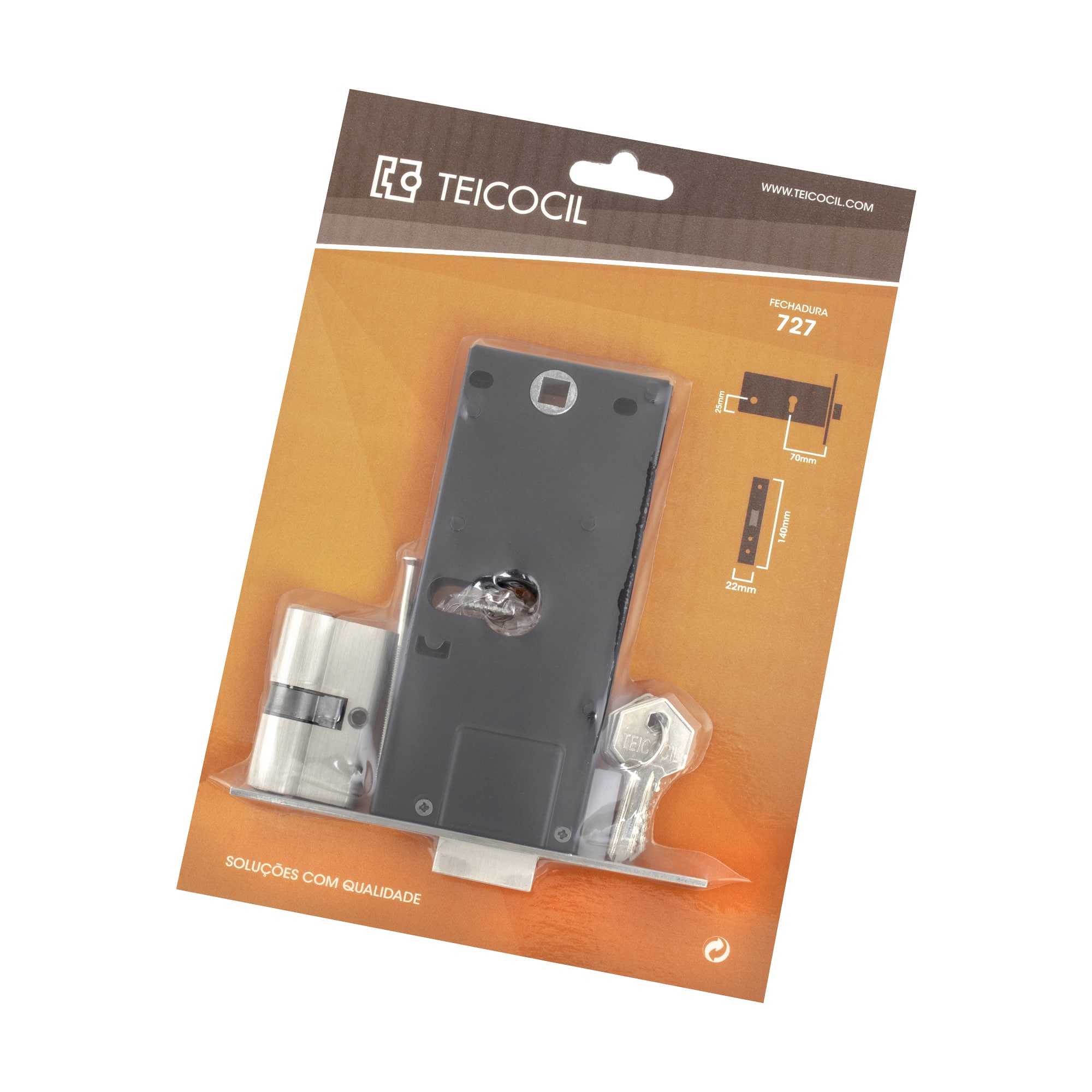 TEICOCIL - Fechadura Porta Alumínio