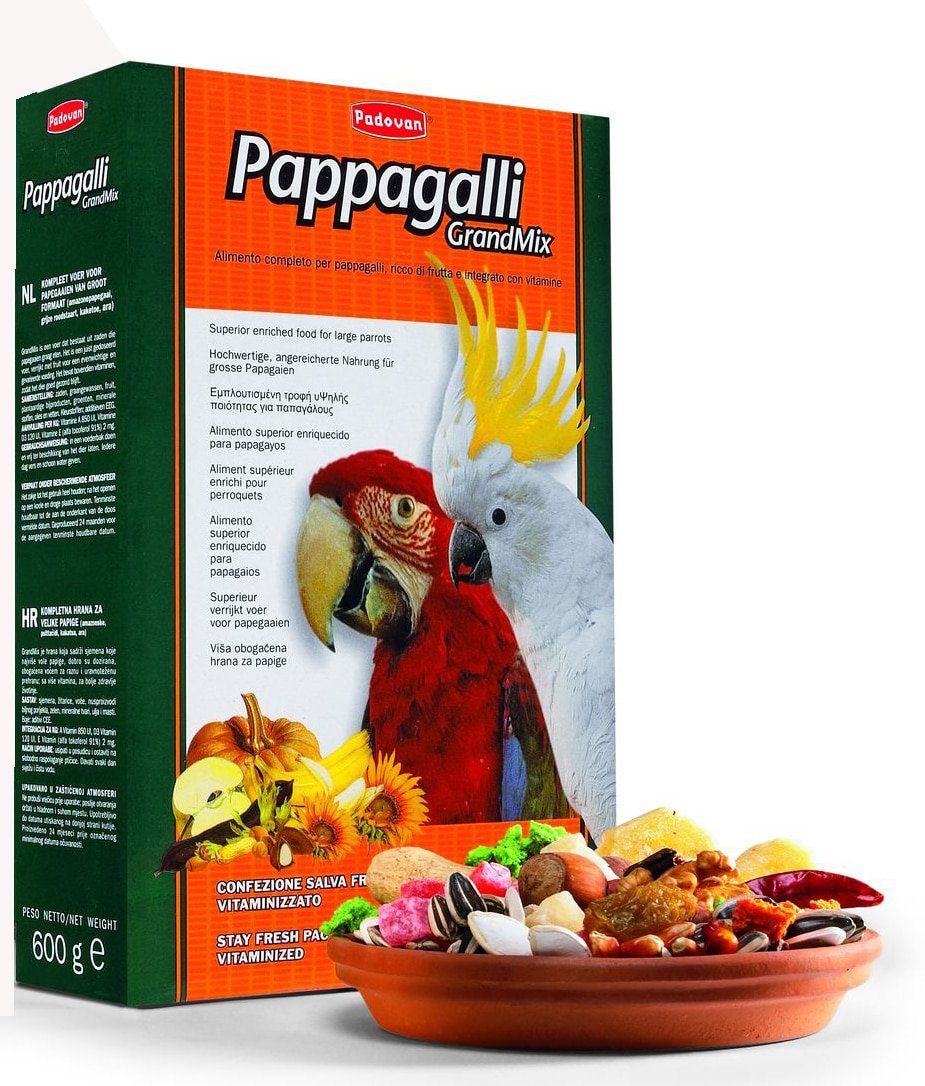 Ração Completa Papagaios Grandes 600g