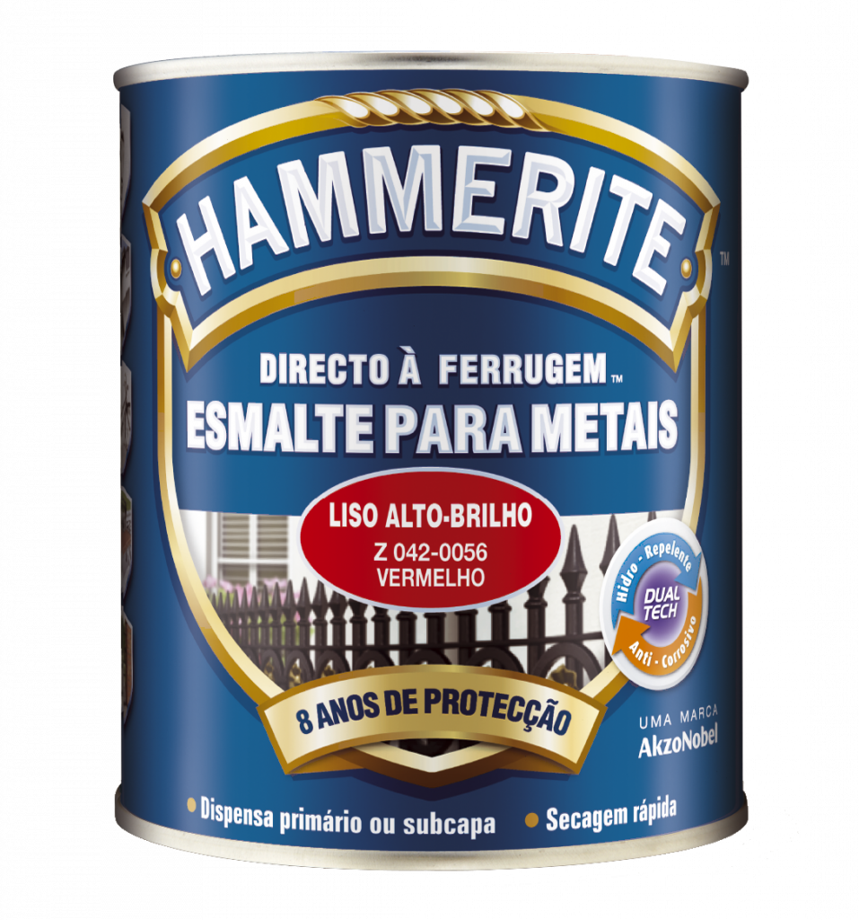 ROBBIALAC - Esmalte Antioxidante Liso Vermelho 0.75L
