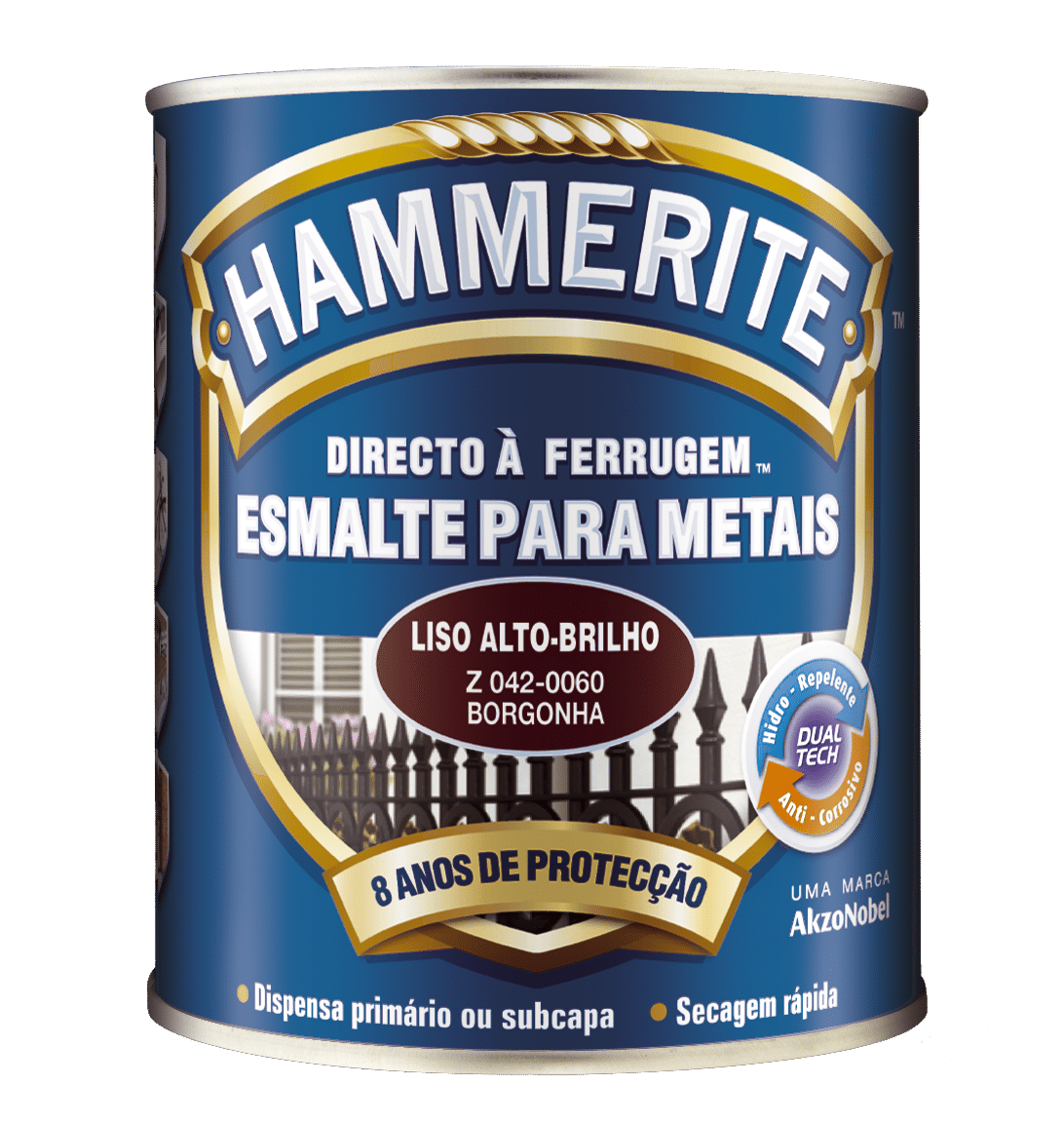 ROBBIALAC - Esmalte Antioxidante Liso Burgundy 0.75L