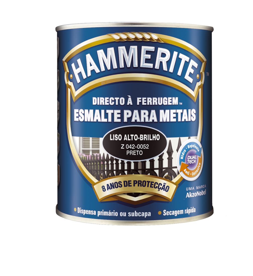 ROBBIALAC - Esmalte Antioxidante Liso Preto 2.5L