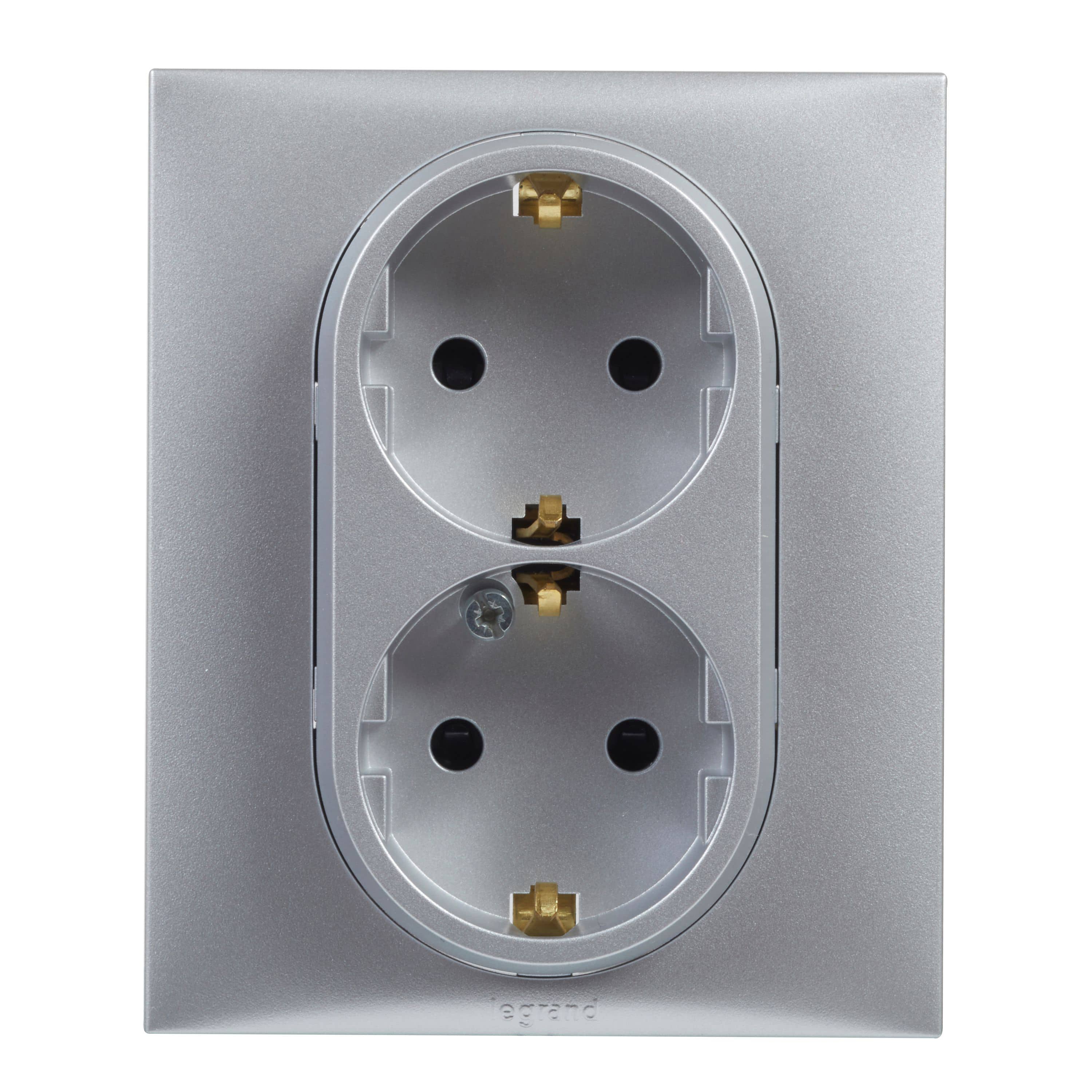 LEGRAND - Tomada Dupla 2P+T Niloé Step