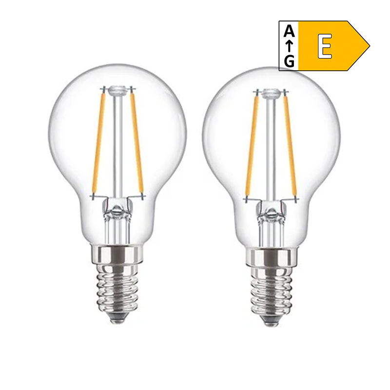 MODE DE VIE - Lâmpada Led Esférica 2W 827 E14 2U 250L F