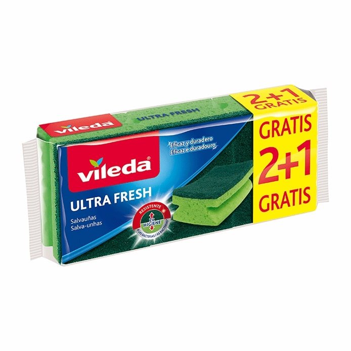 VILEDA - Salva Unhas Ultra Fresh 2+1
