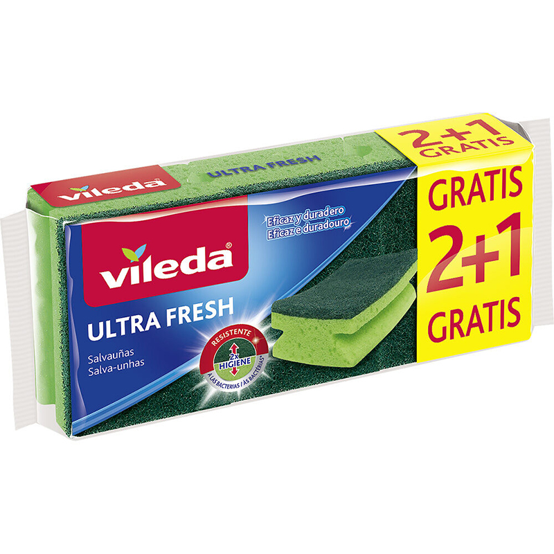 VILEDA - Salva Unhas Ultra Fresh 2+1