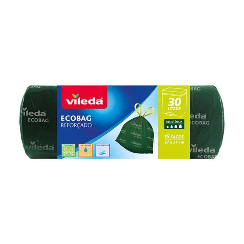 VILEDA - Ecobag Reciclado 30L 15Un