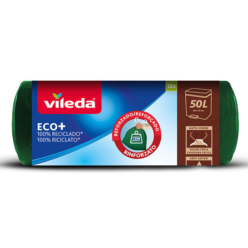 VILEDA - Ecobag Reciclado 50L 12Un