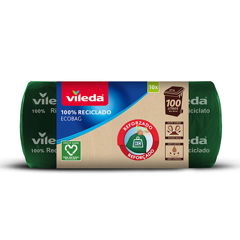 VILEDA - Ecobag Reciclado 100L 10Un