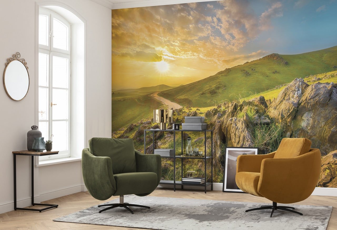 KOMAR - Foto Mural Morning Mountain Morning