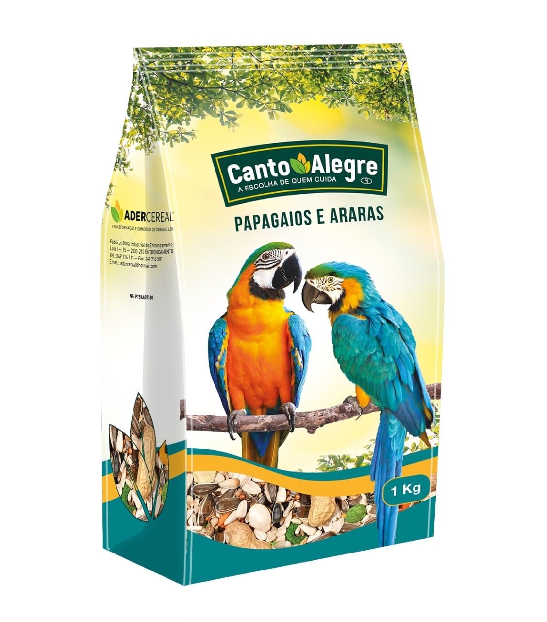 CANTO ALEGRE - Mistura Papagaio 3Kg