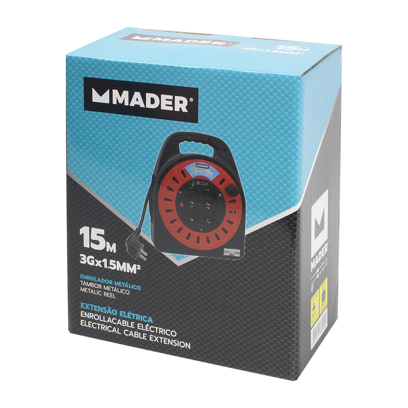 MADER - Enrolador 4T 15M H05Vv-F 3G1.5