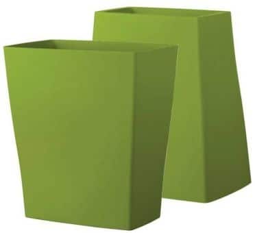 DEROMA - Vaso Alto "Reverso" Verde