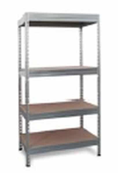 Estante Metálica 4 Prateleiras 75X35X176 Galvanizada