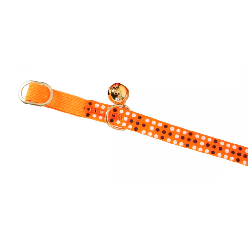 ZOLUX - Coleira Gato Nylon Colourful 30Cm Laranja