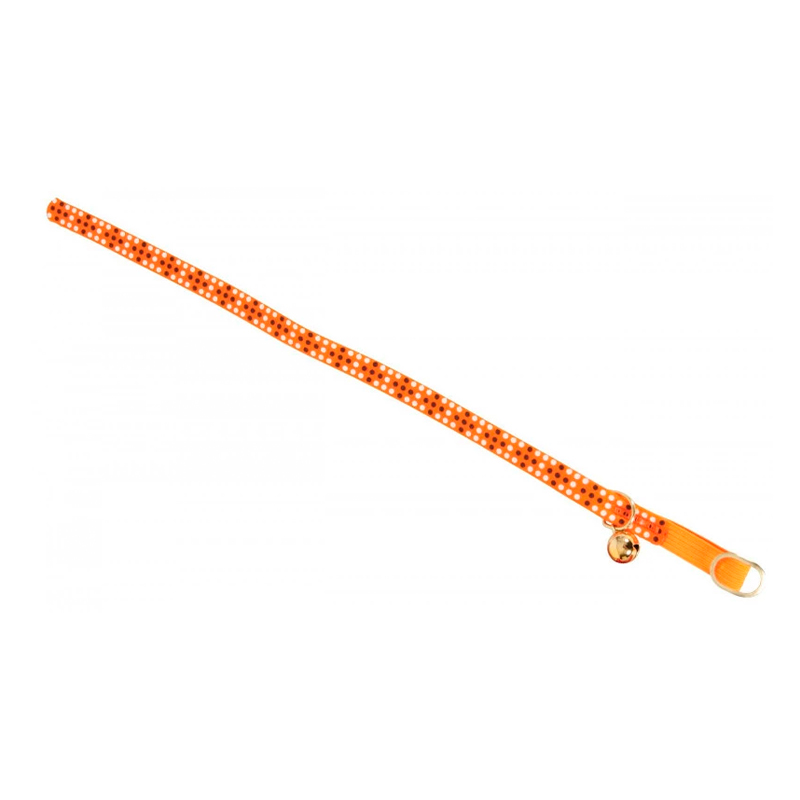 ZOLUX - Coleira Gato Nylon Colourful 30Cm Laranja