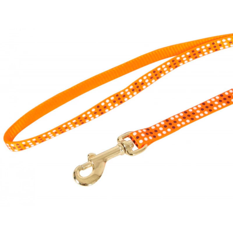 ZOLUX - Trela Gato Nylon Colourful 1M Laranja
