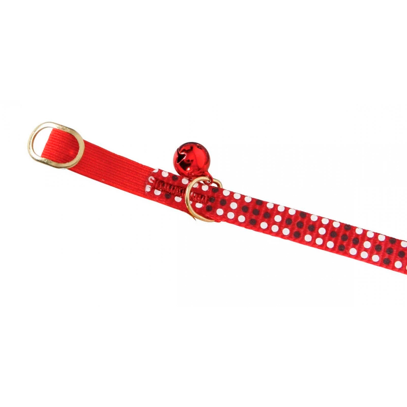 ZOLUX - Coleira Gato Nylon Colourful 30Cm Vermelho