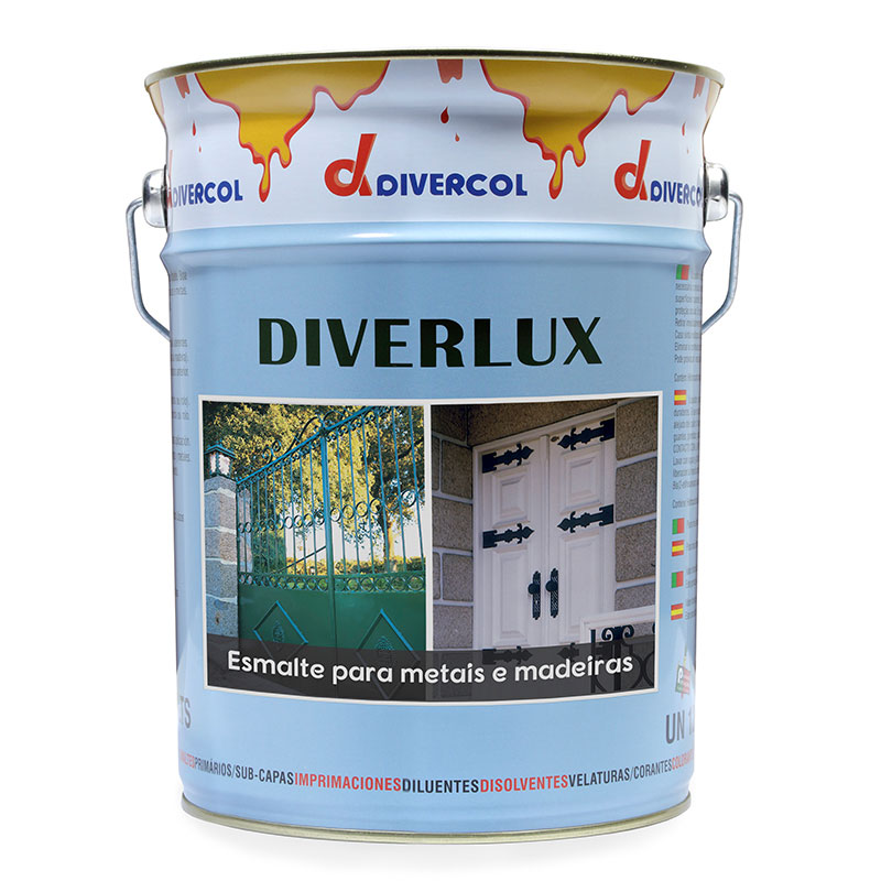 DIVERCOL - Esmalte Diverlux 325 Castanho Claro 5L