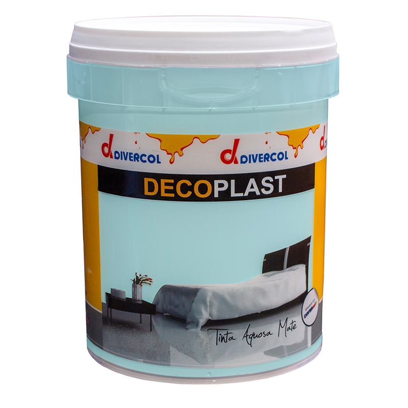 DIVERCOL - Tinta Mate Azul Ceu 0.75L