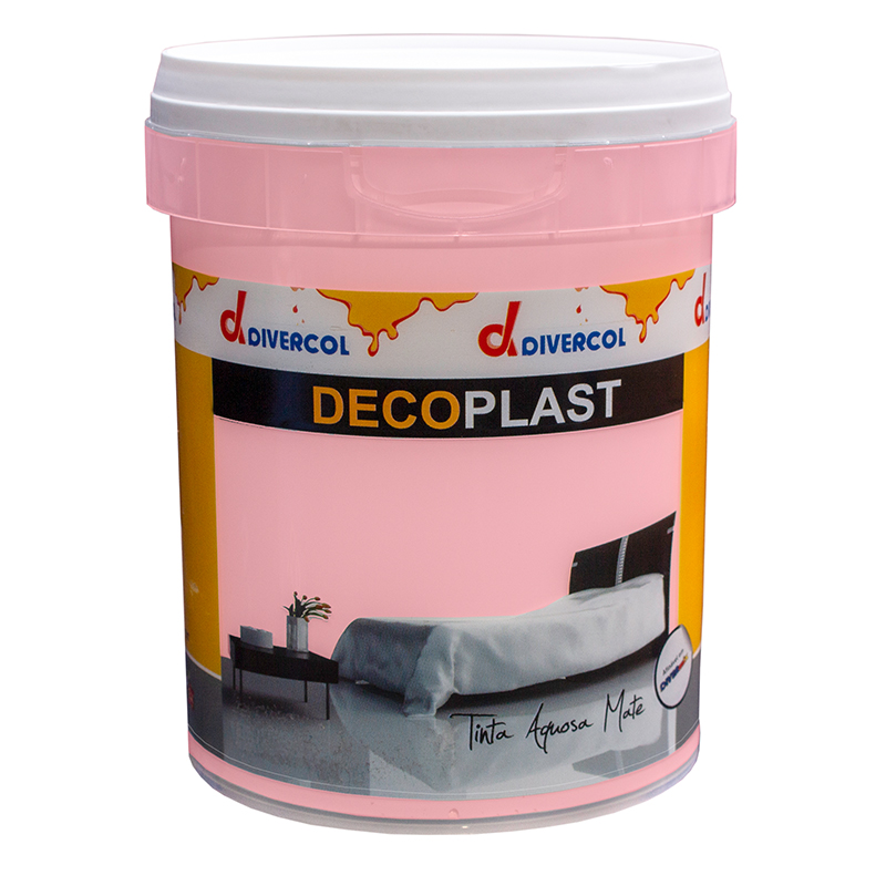 DIVERCOL - Tinta Mate Rosa 0.75L