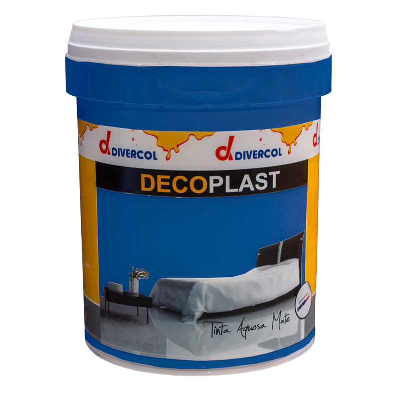 DIVERCOL - Tinta Mate Azul Alentejano 0.75L