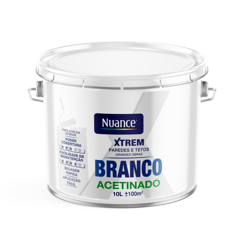 NUANCE - TINTA GRANDES OBRAS ACETINADO 10L