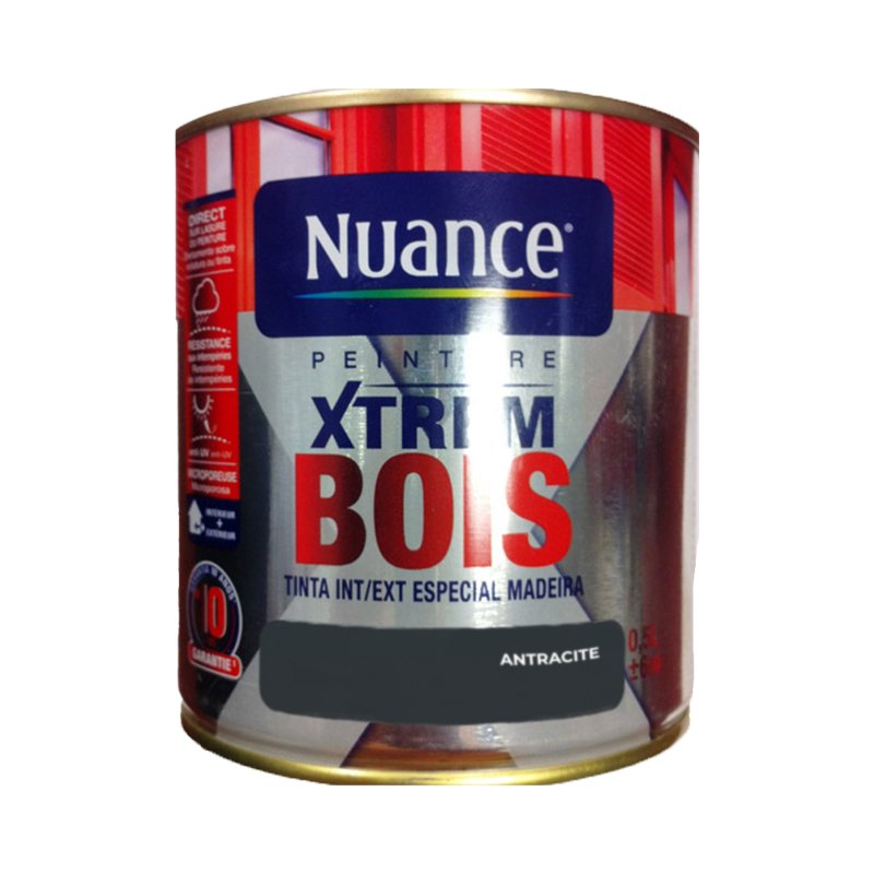 NUANCE - Tinta Madeira Antracite Acetinada 2.5L