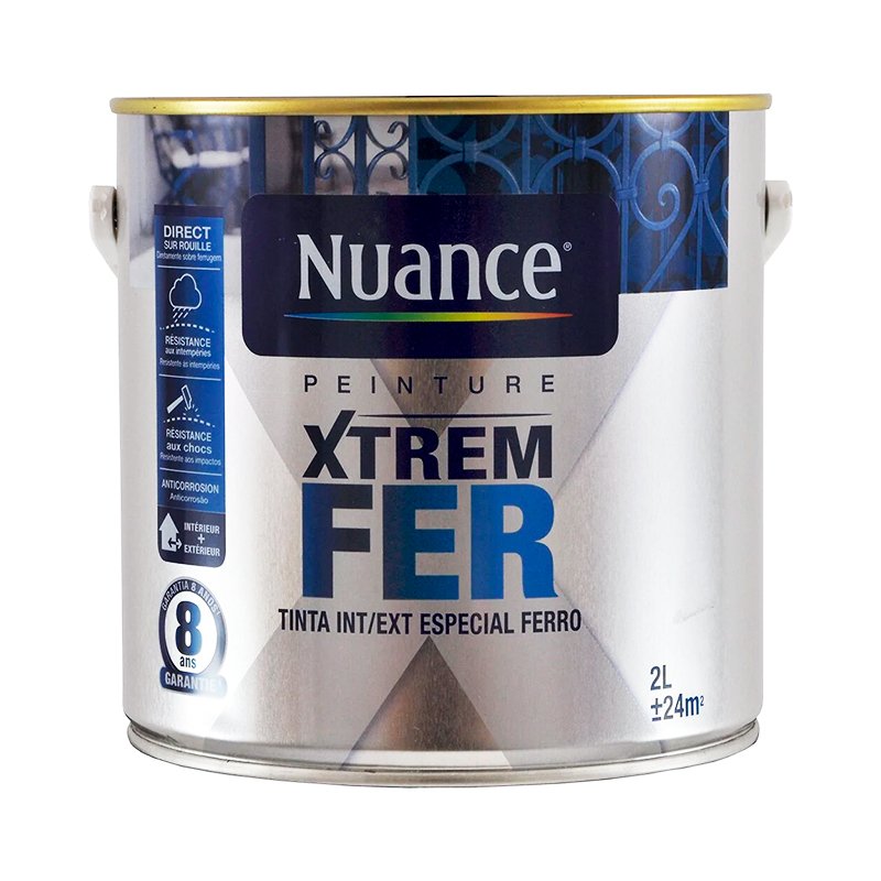 NUANCE - Tinta para Ferro Branco Brilho 2L