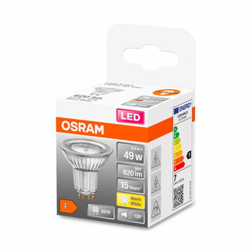 OSRAM - Lâmpada Led Spot 6.9W 827 Gu10 575L