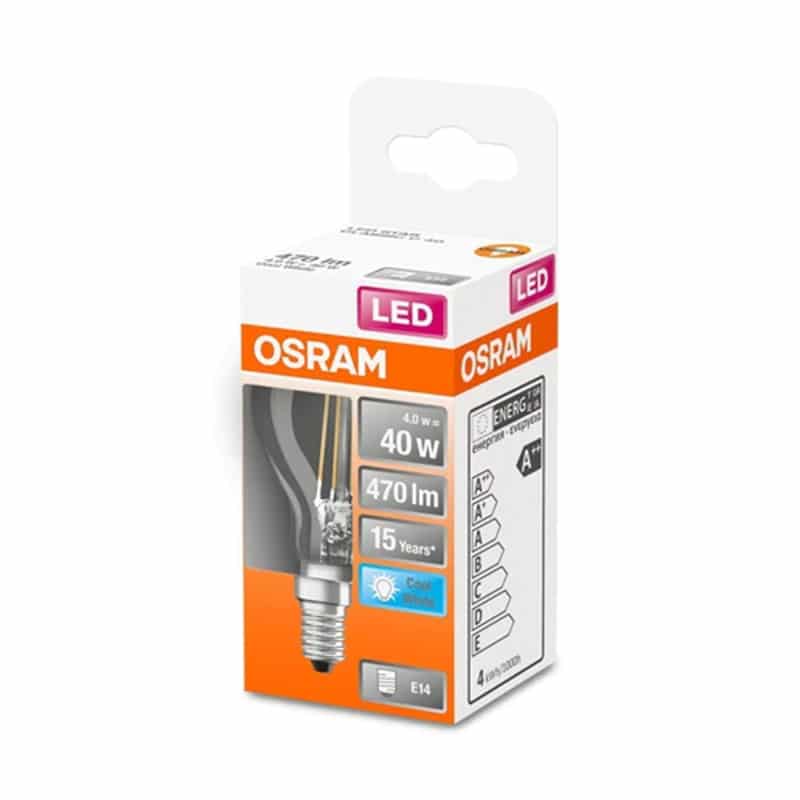OSRAM - Lâmpada Led Esf 4W 840 E14 470L F