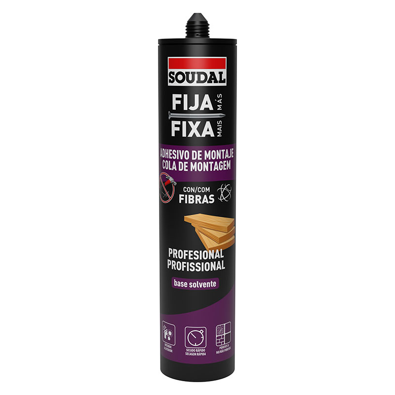 SOUDAL - Pack Cola de Montagem Profissional 405GR