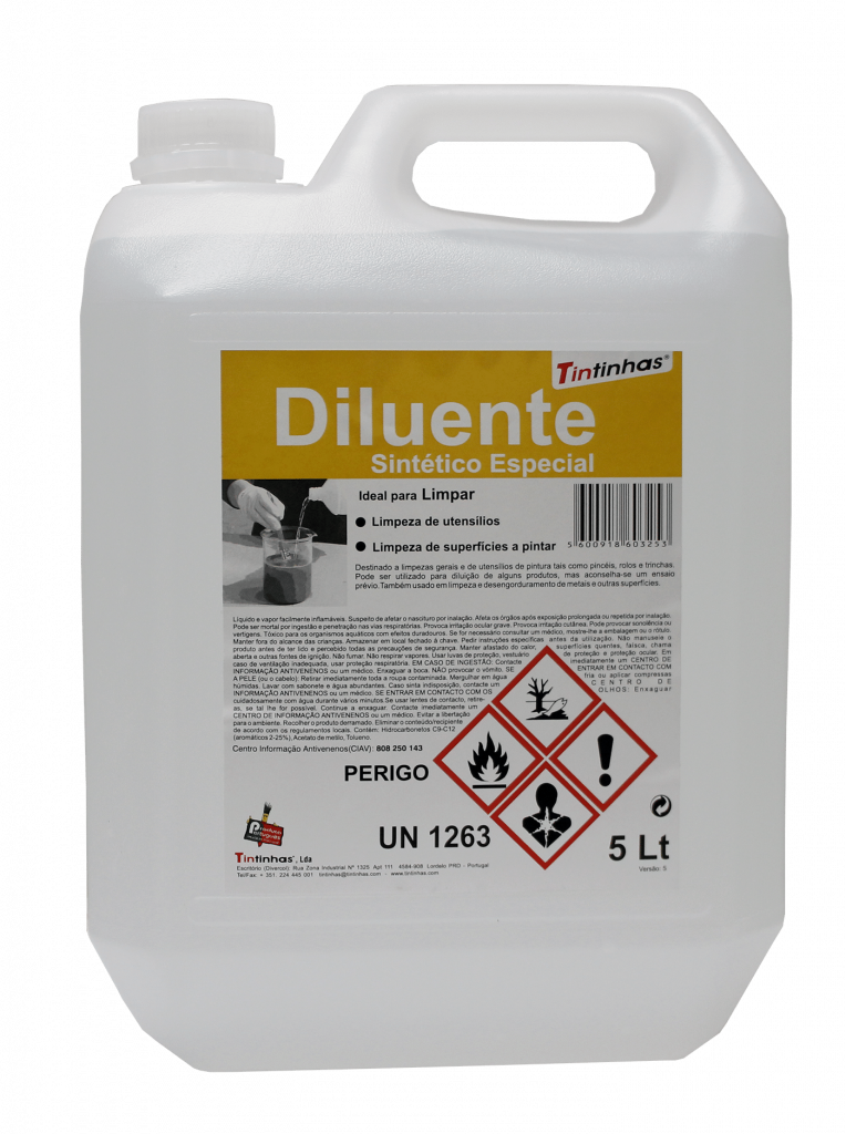 TINTINHAS - Diluente Sintético Especial 5L