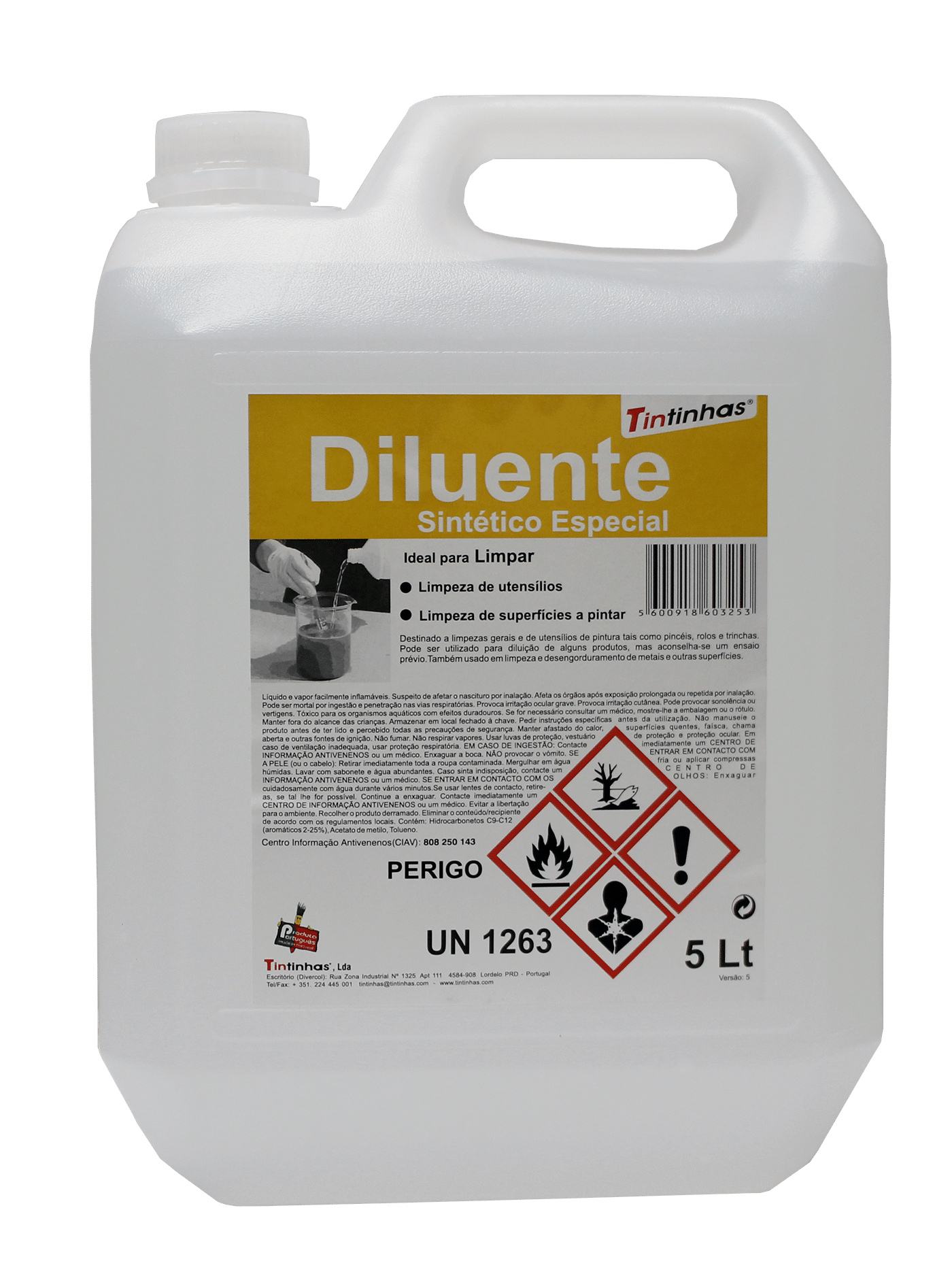 TINTINHAS - Diluente Sintético Especial 5L