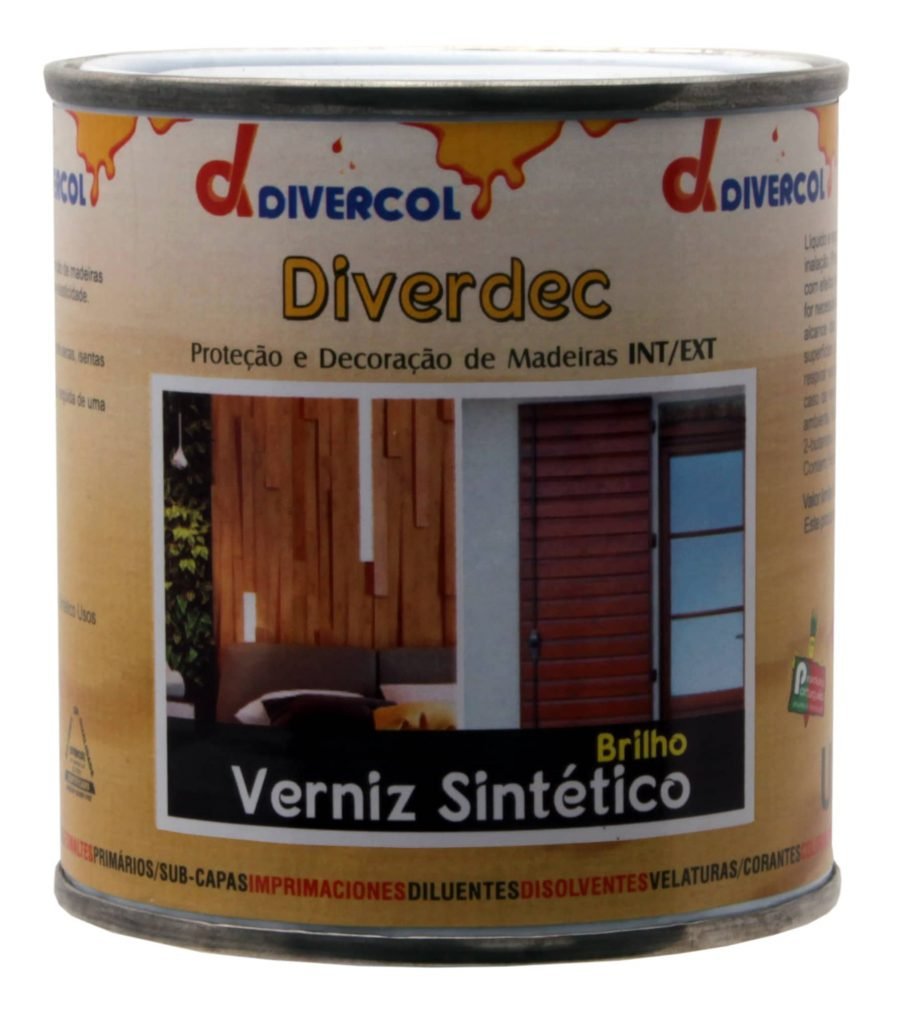 DIVERCOL - Verniz Sintético Brilhante Exterior 0.25L