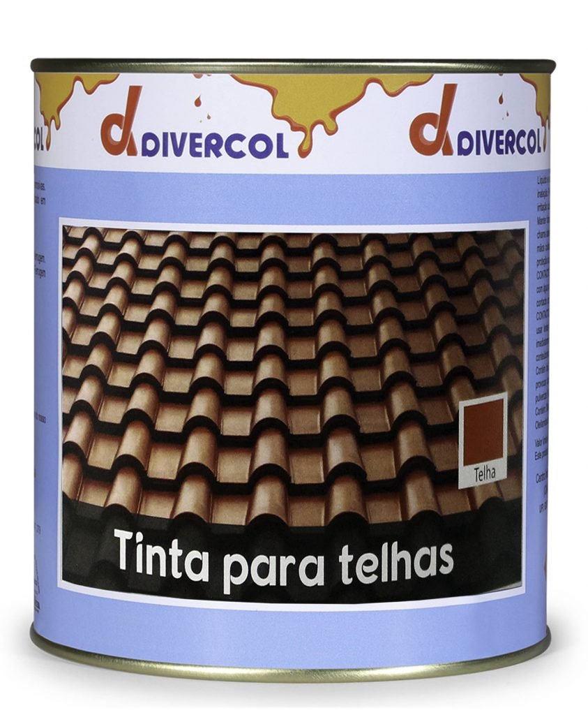 DIVERCOL - Tinta Telhas Encarnada 0.75L