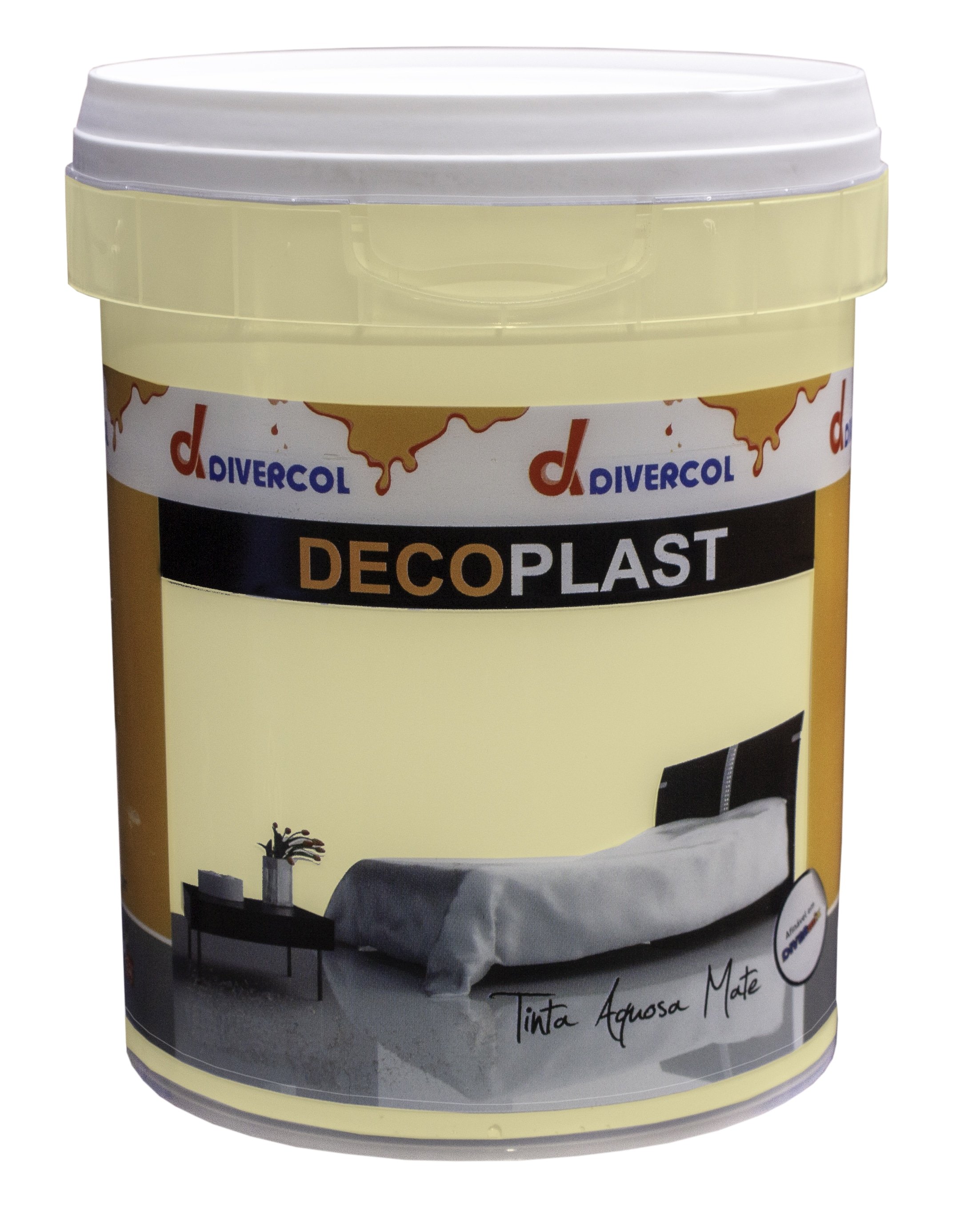 DIVERCOL - Tinta Mate Pergaminho 0.75L