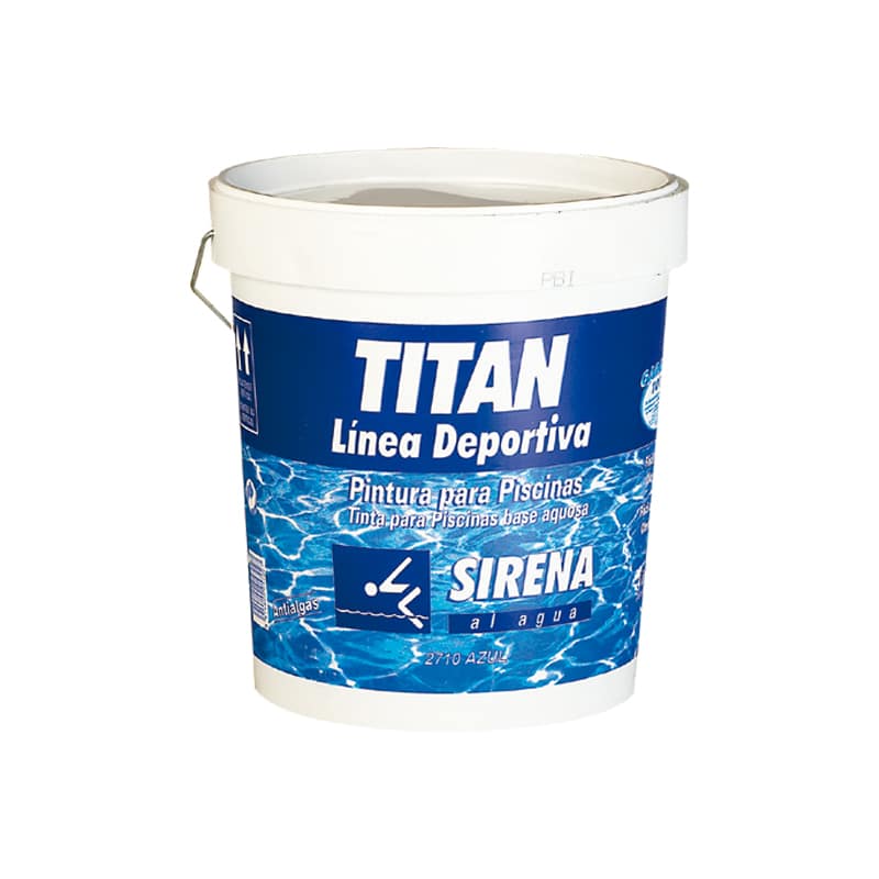 TITAN - Tinta Piscina Azul Oceano Anti-Algas 4L
