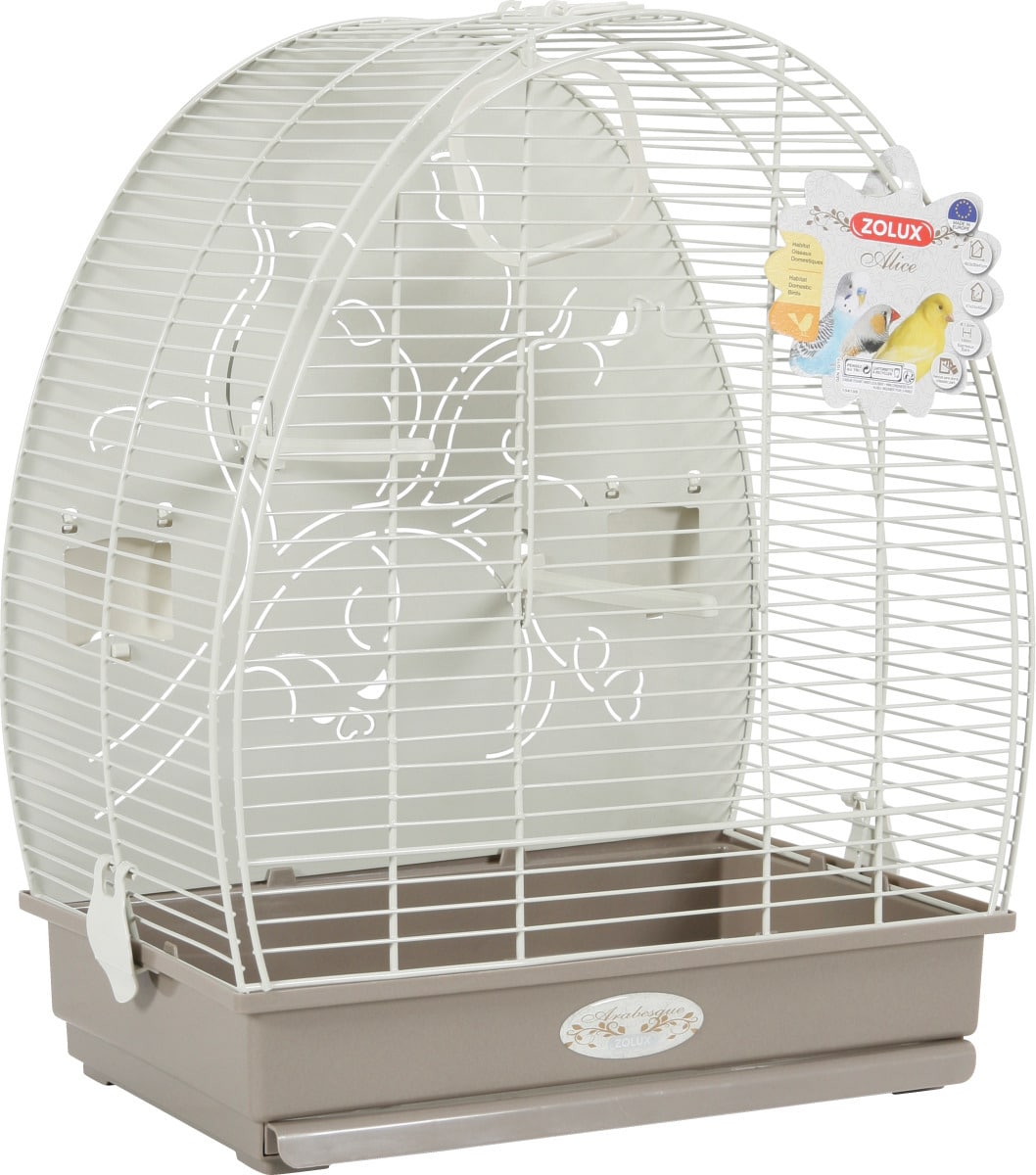 ZOLUX - Gaiola Arabesque Alice 40 Fd Cinza