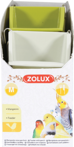 ZOLUX - Comedouro com Poleiro Medio