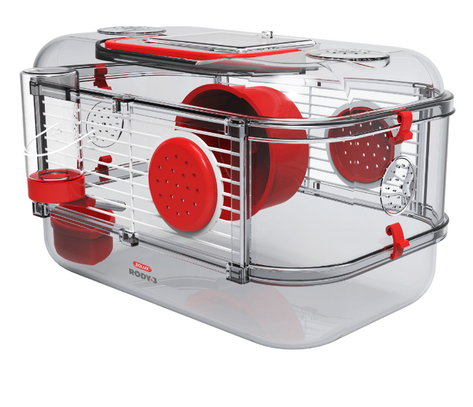 ZOLUX - Gaiola Rody.3 Mini Vermelho