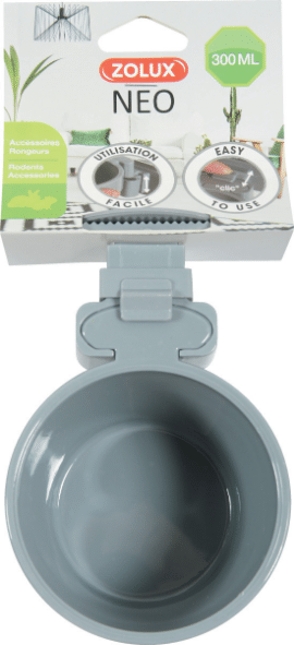 ZOLUX - Mangeoire Plast Neo 300Ml Gris