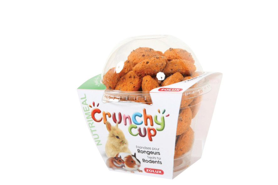 ZOLUX - Crunchy Cup Cenoura Lin 200G