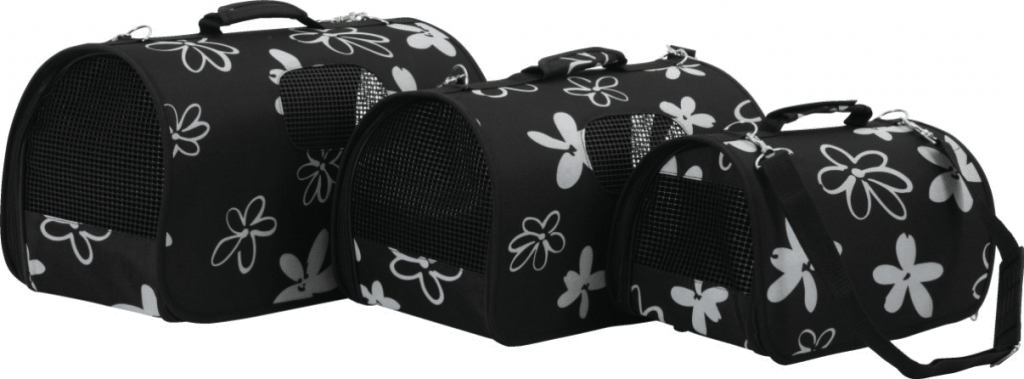 ZOLUX - Transportadora Flower Black S