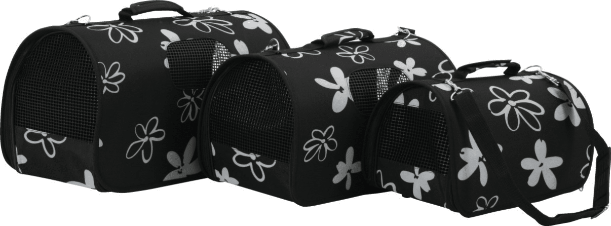 ZOLUX - Transportadora Flower Black S