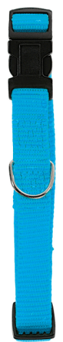 ZOLUX - Coleira Nylon Ajustável 40Mm Turquesa