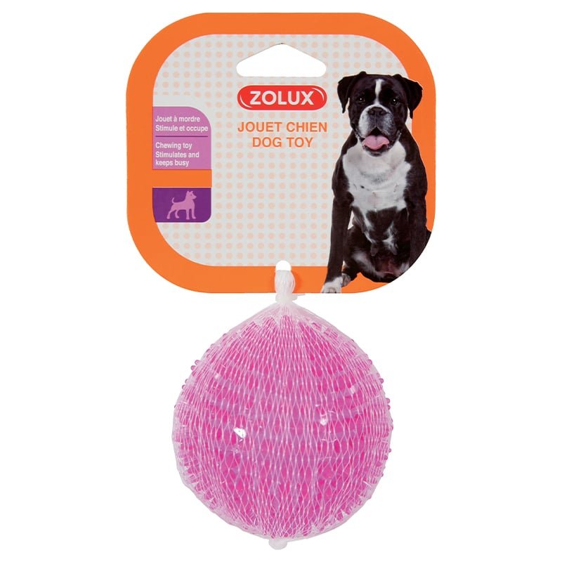 ZOLUX - Brinquedo Bola Espinhos 8Cm Framboesa