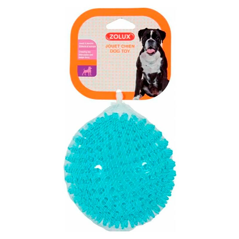 ZOLUX - Brinquedo Bola Espinhos 8Cm Turquesa