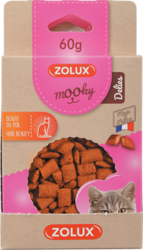 ZOLUX - Alimento Gato Mooky Delies Beau Hair 60G